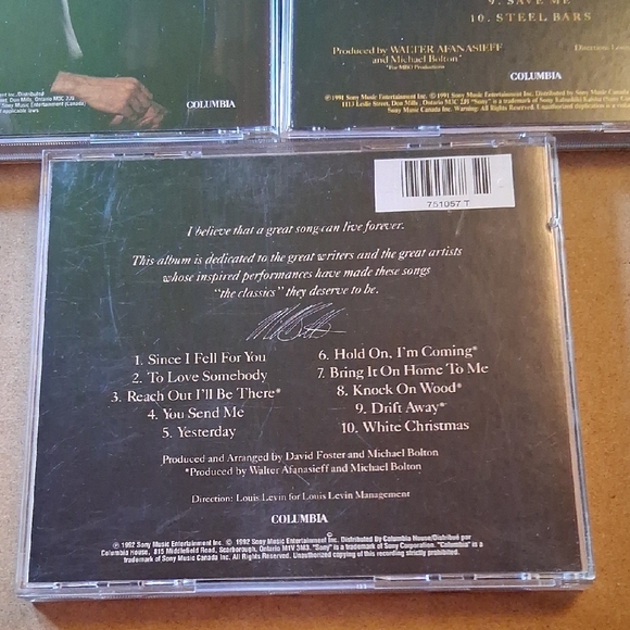 Michael Bolton CD Lot - Five Albums - Brown, Green, Gold, White - Picture 13 of 13